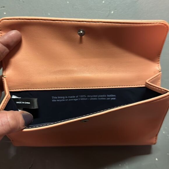 Peach Matt and Nat Oversized Trifold Wallet - Picture 3 of 5